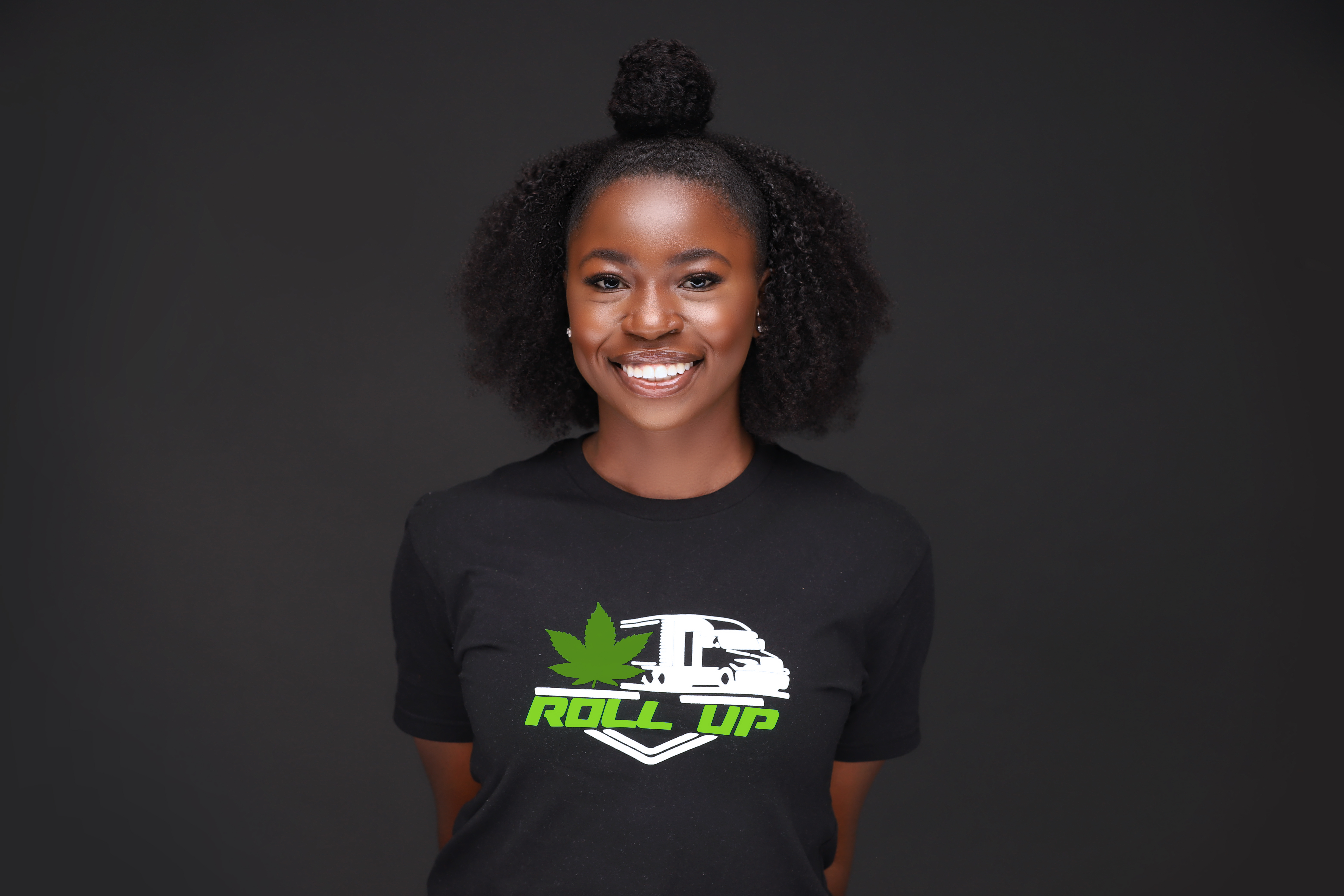 Precious co-founded cannabis delivery service Roll Up Life while attending journalism school